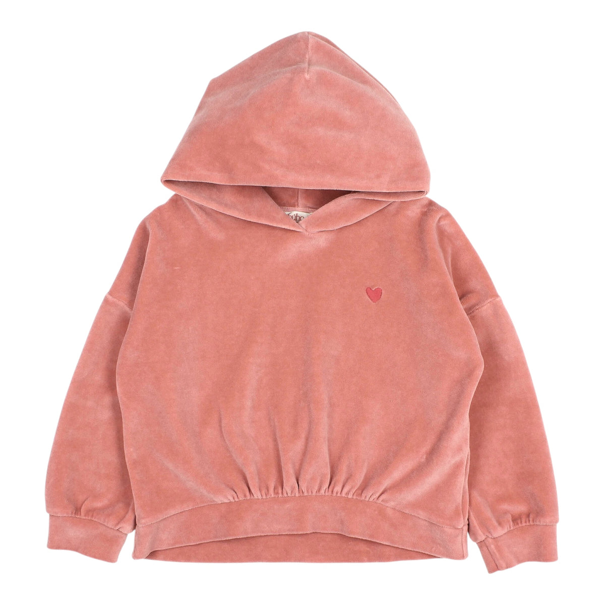 Velvet Hoodie von Búho, 3-6 Jahre, Farbe: peony