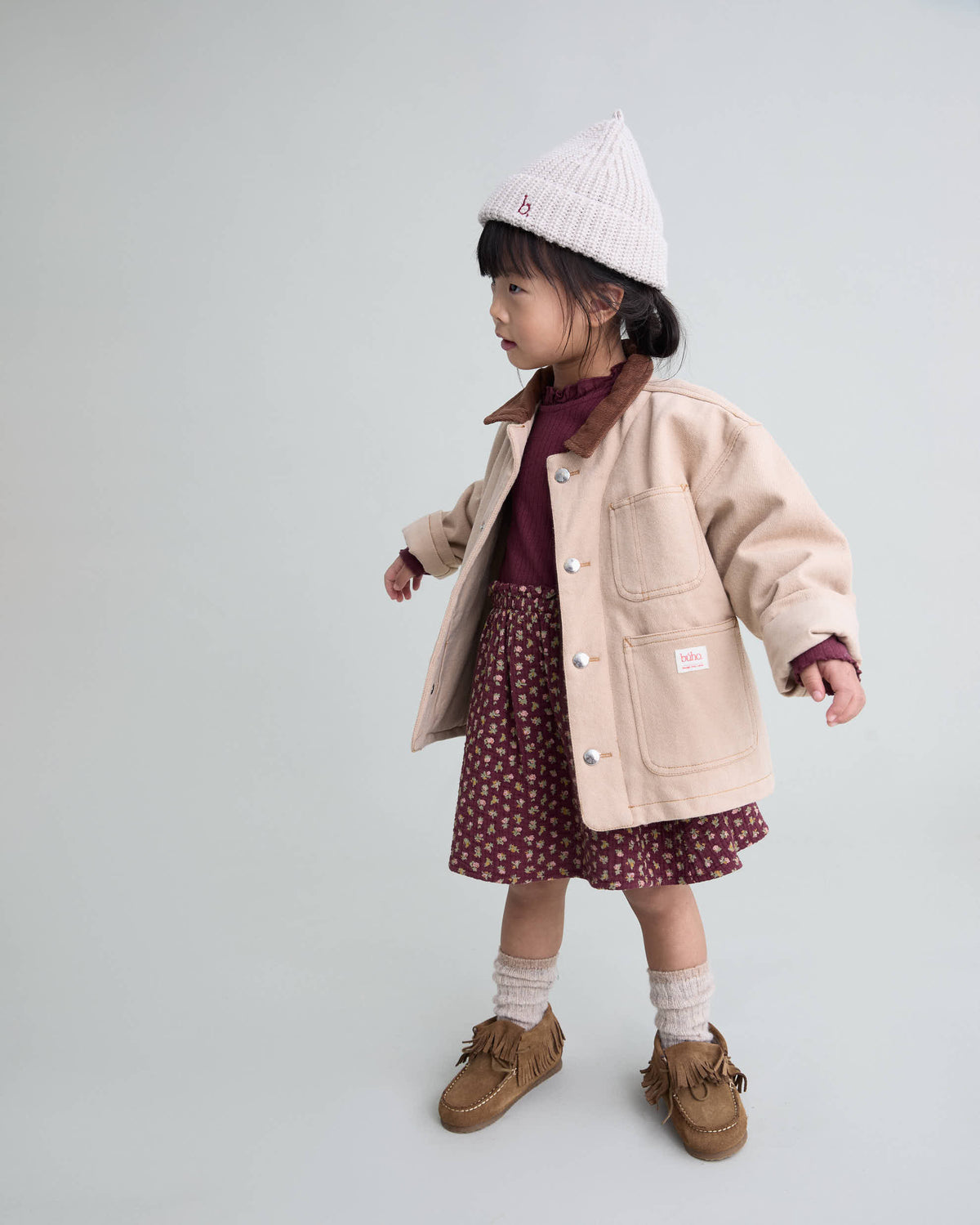 Twill Jacket von Búho, 3-6 Jahre, Farbe: bisquit