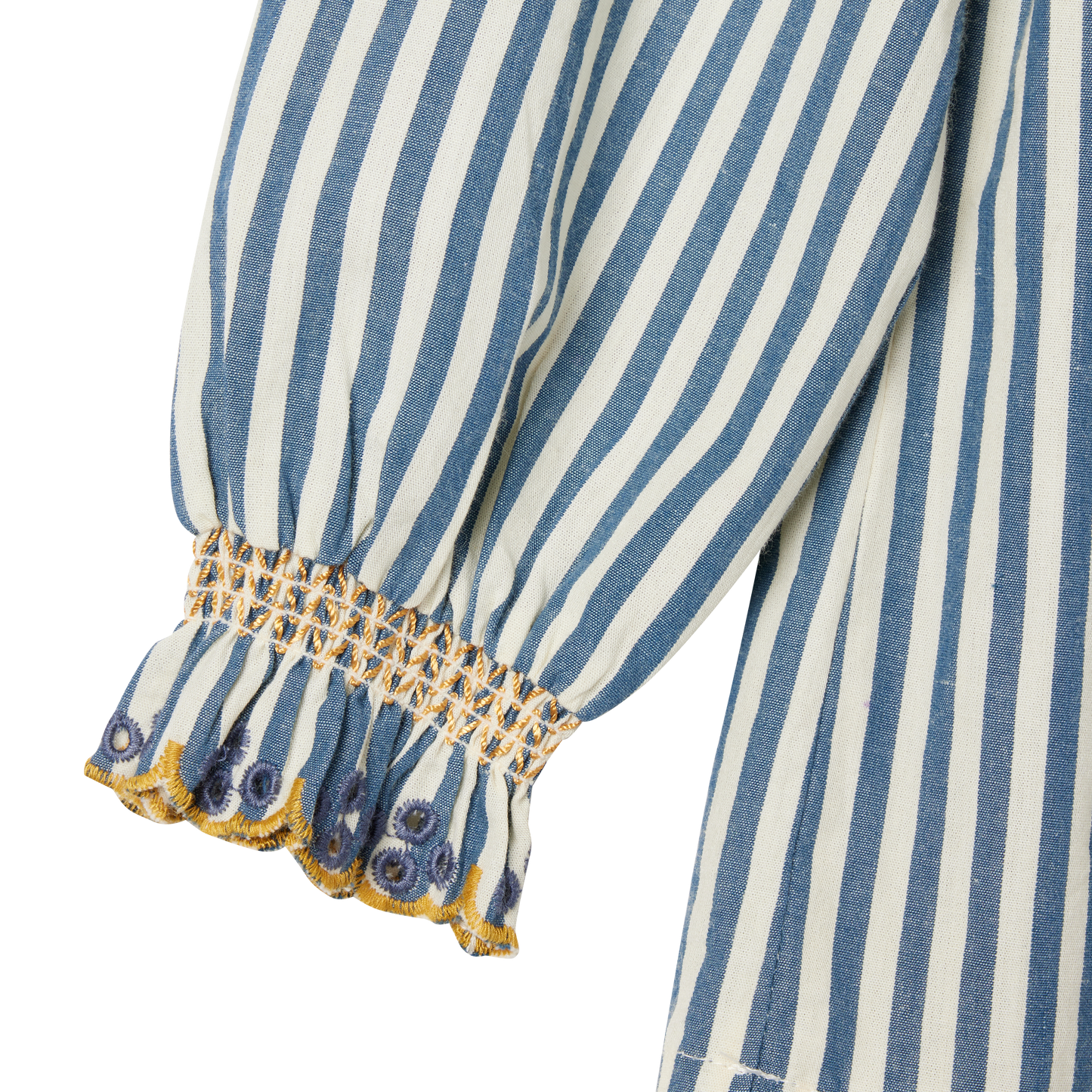 Gestreifte Bluse von Bonheur du jour Paris Gr. 6-24 Monate, Farbe: raye bleu/ blanc
