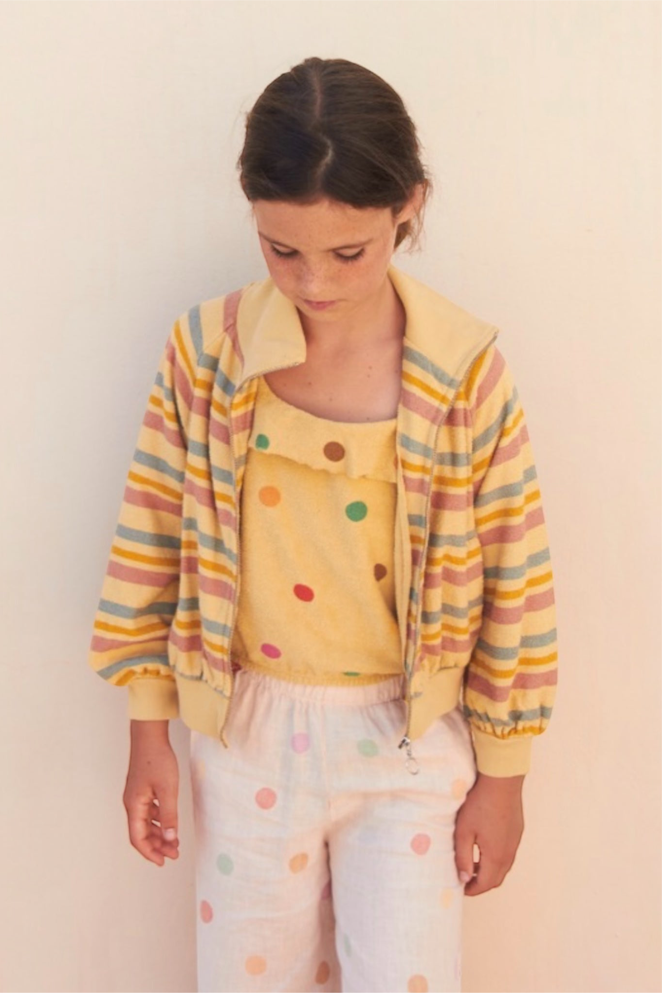 Top von Longlivethequeen, 4-8 Jahre, Farbe: yellow dots
