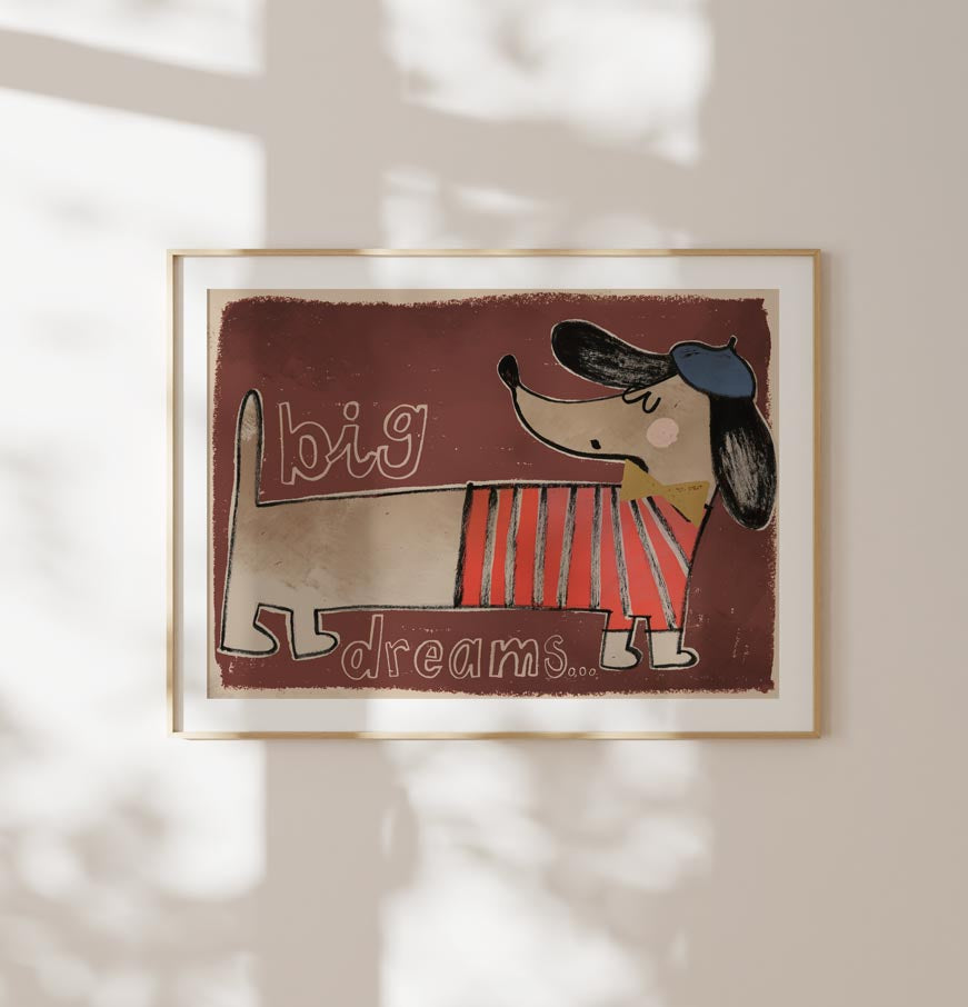 Poster Dackel von Studio Loco