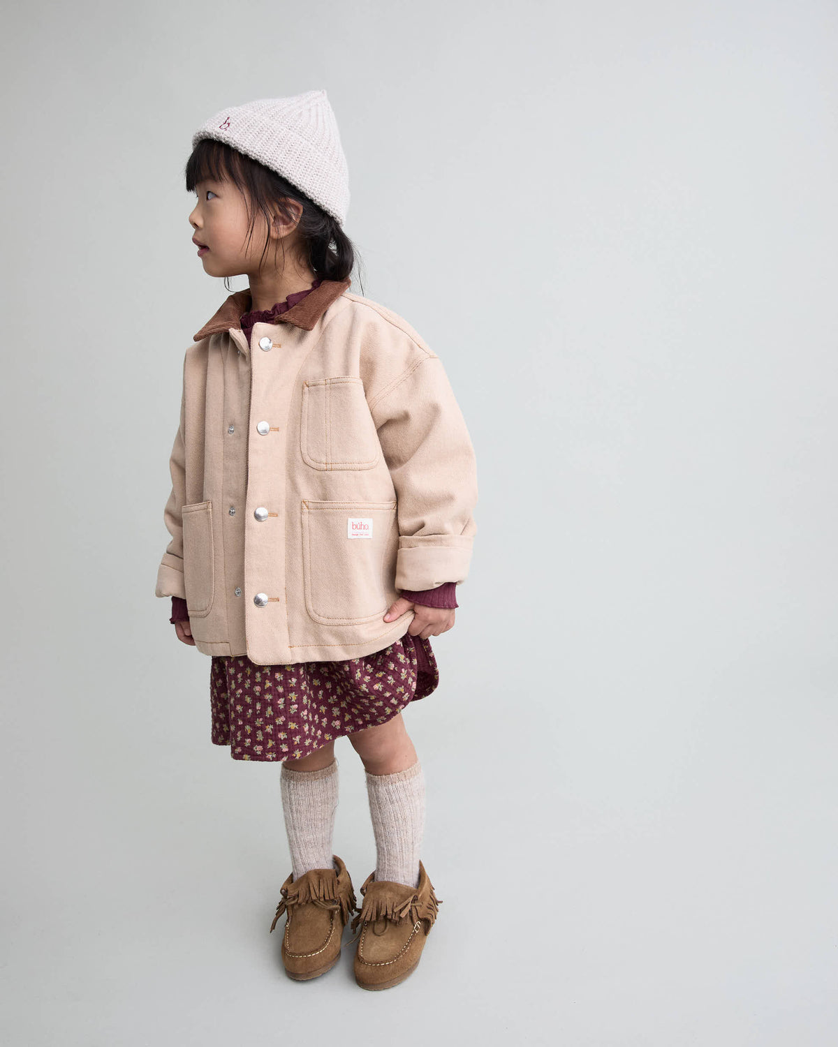 Twill Jacket von Búho, 3-6 Jahre, Farbe: bisquit