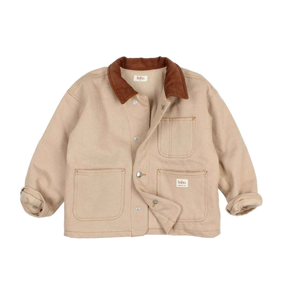 Twill Jacket von Búho, 3-6 Jahre, Farbe: bisquit