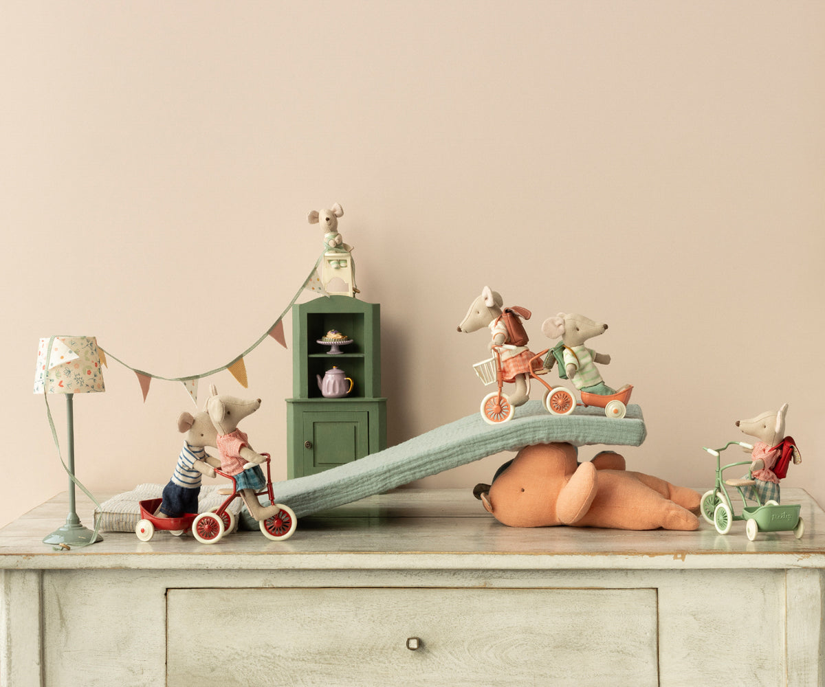 Dreirad, Maus -Koralle von Maileg