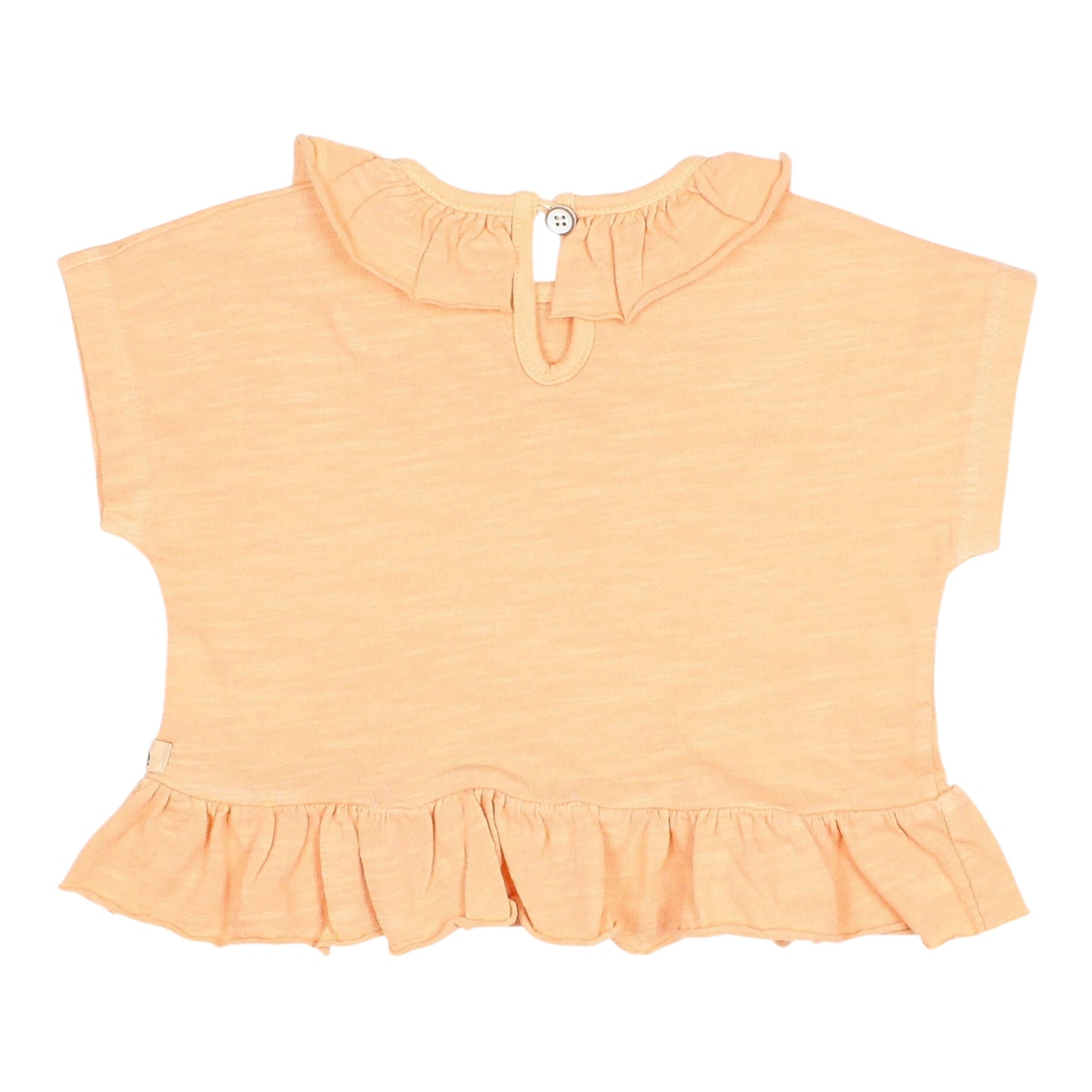 T-Shirt mit Rüschen von Búho, Gr. 6-24 Monate, Farbe: apricot