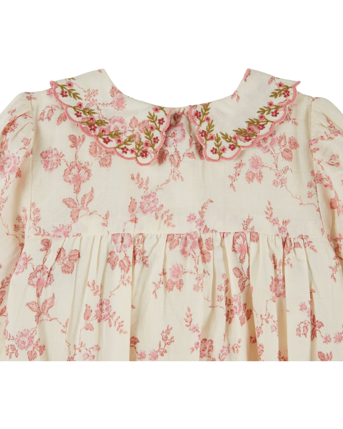 Gesmokter Romper von Emile et Ida, 3-18 Monate, Farbe: rosalie