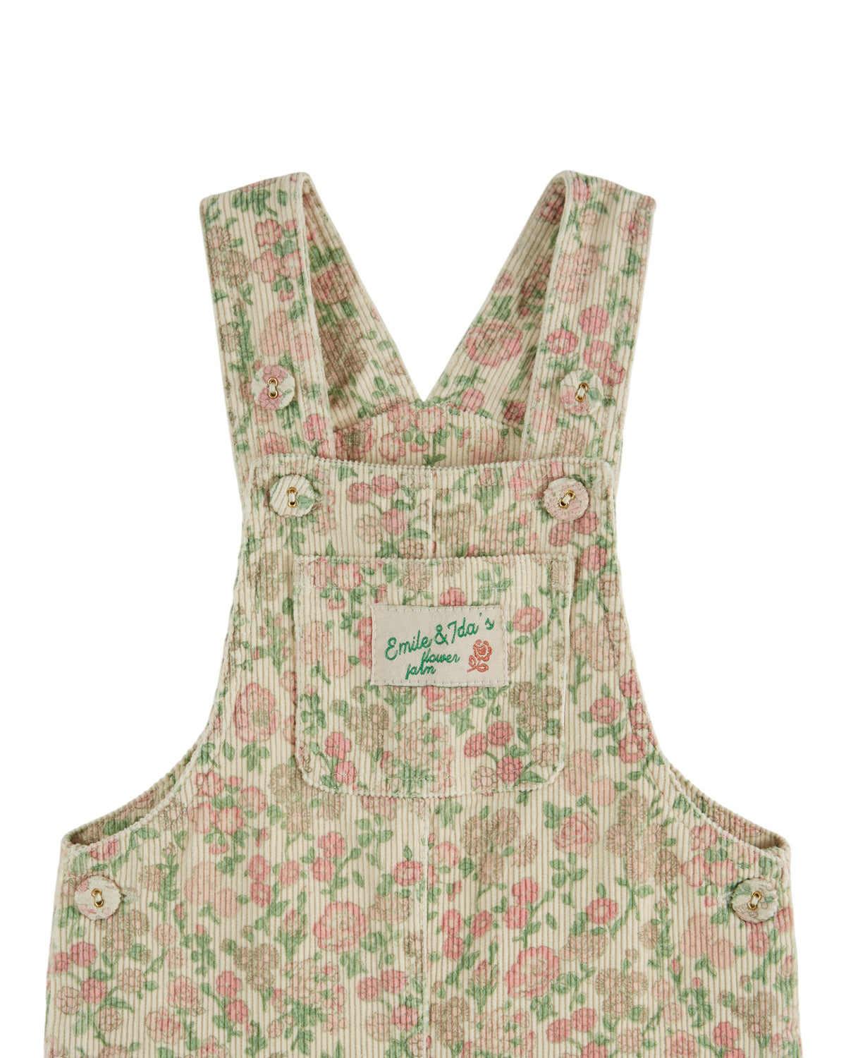 Gemusterte Latzhose von Emile et Ida, 3-24 Monate