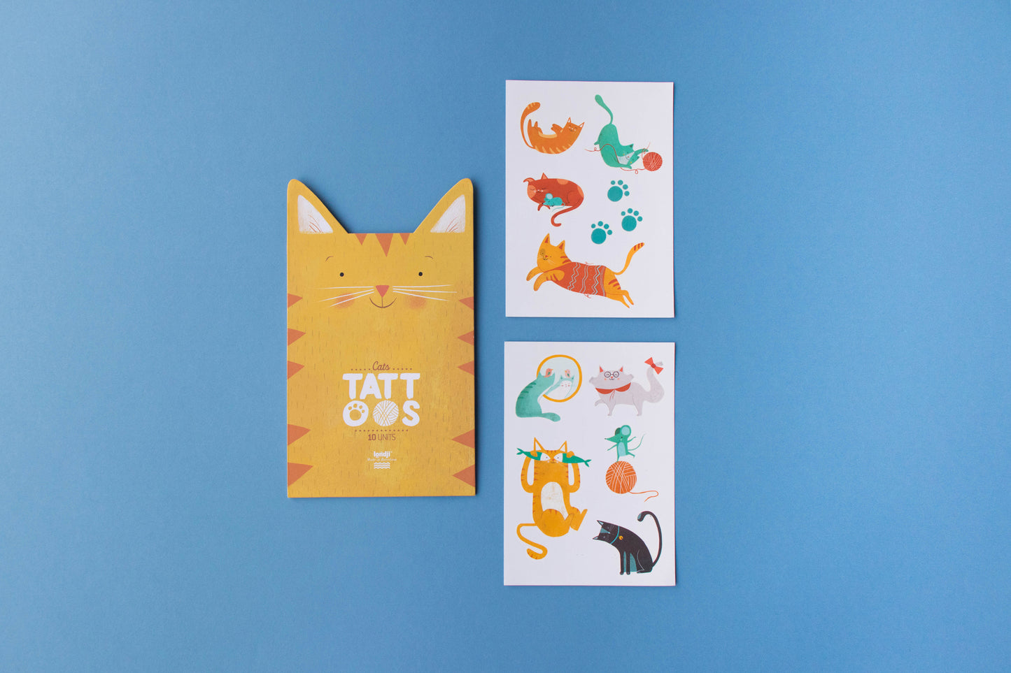 Tatuajes de gatos de Londji 3+