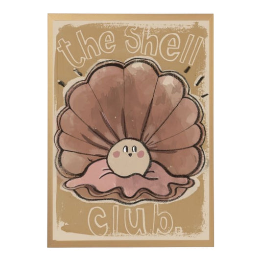 Poster Muschel von Studio Loco