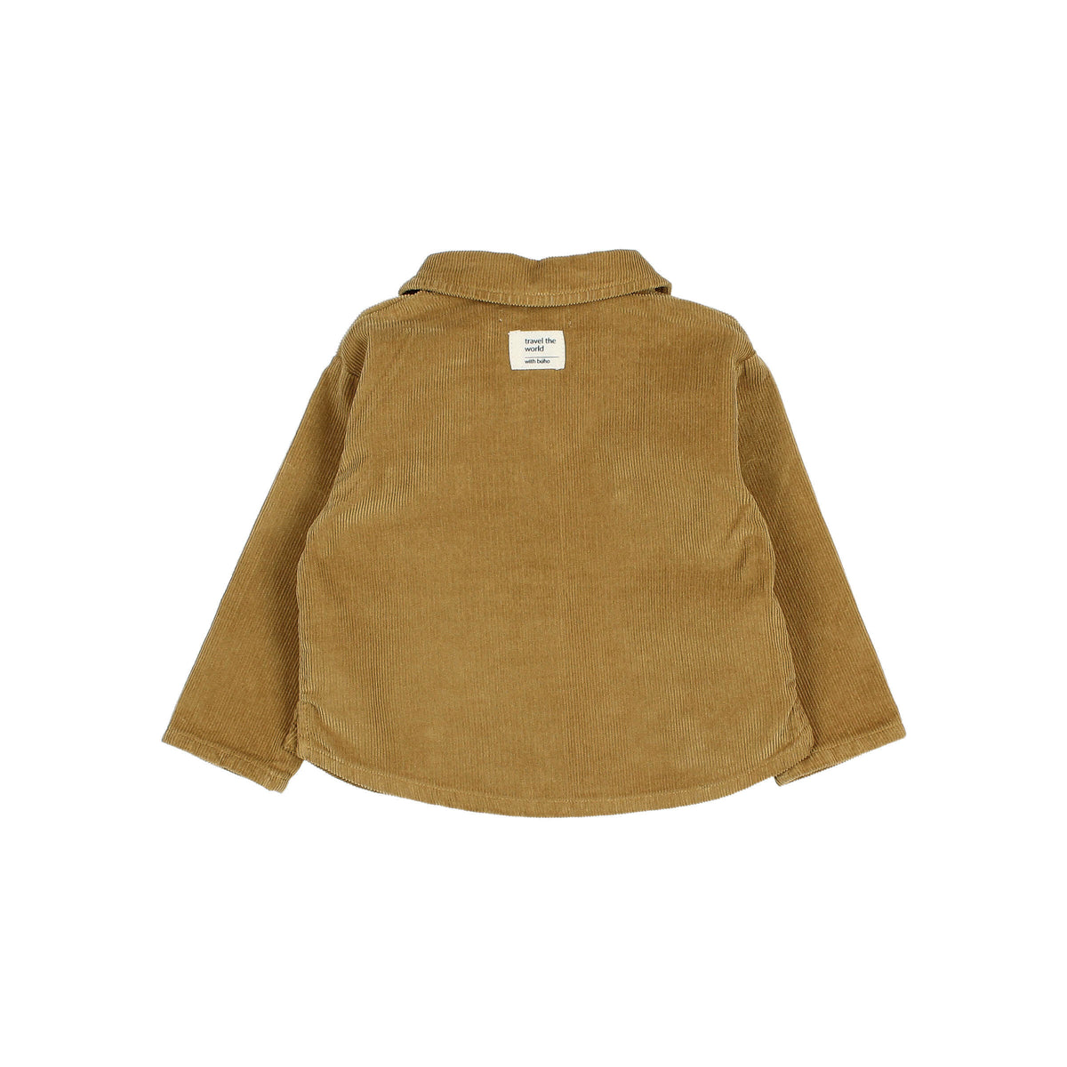 Micro cord shirt by Búho, sizes 6+9 months, colour: ocre