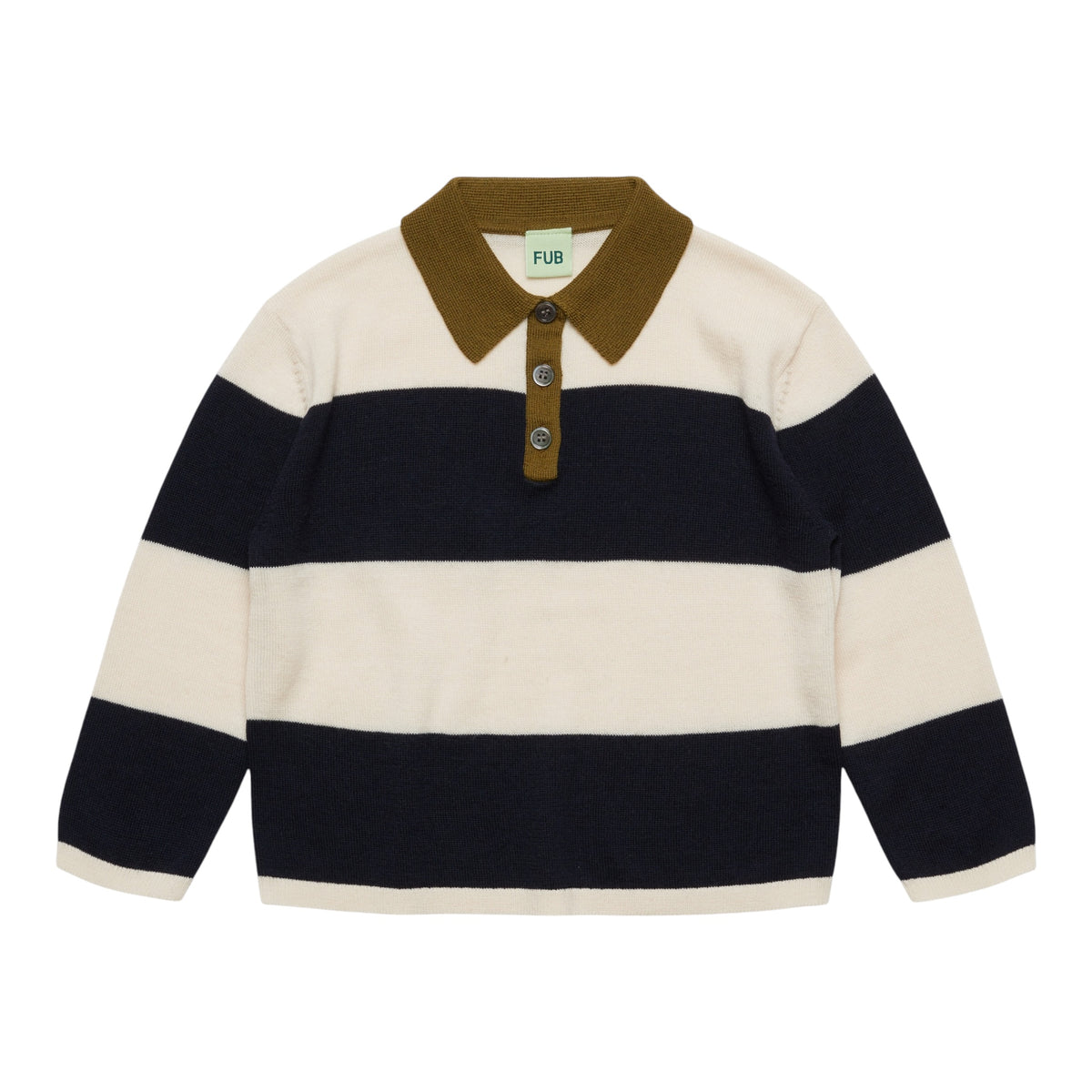 Gestreiftes Polo von Fub, 80-130, Farbe: ecru/dark navy
