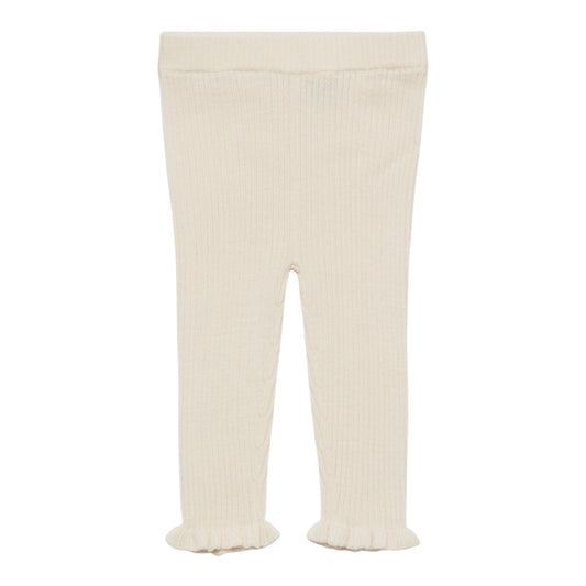 Strickhose mit Rüsche aus Merinowolle von Fub, 56-92, Farbe: ecru