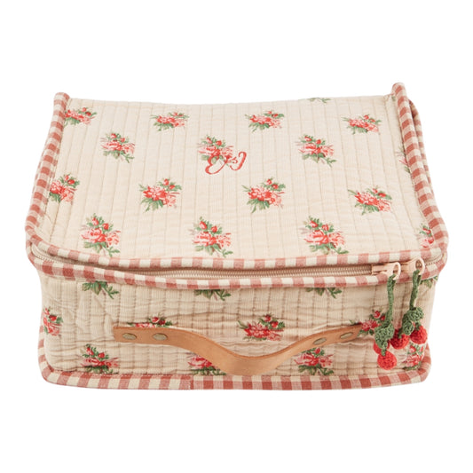Koffer aus 100 % Baumwolle von Emile et Ida, Farbe: waldblumen