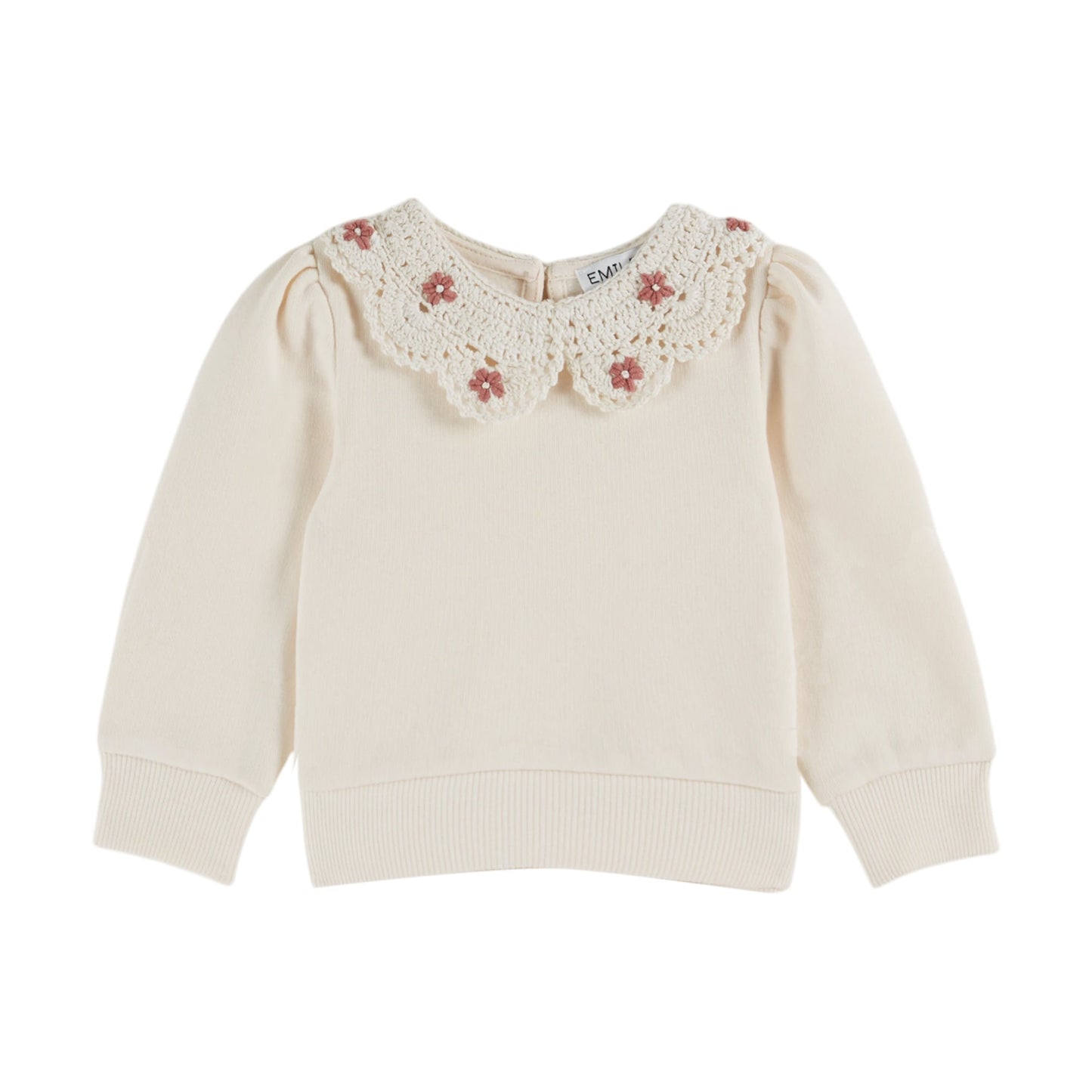 Sweatshirt by Emile et Ida, size 6-24 months, color: cream