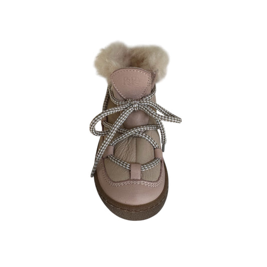 Lambskin boots by Pépé, sizes 23-36, color: nude