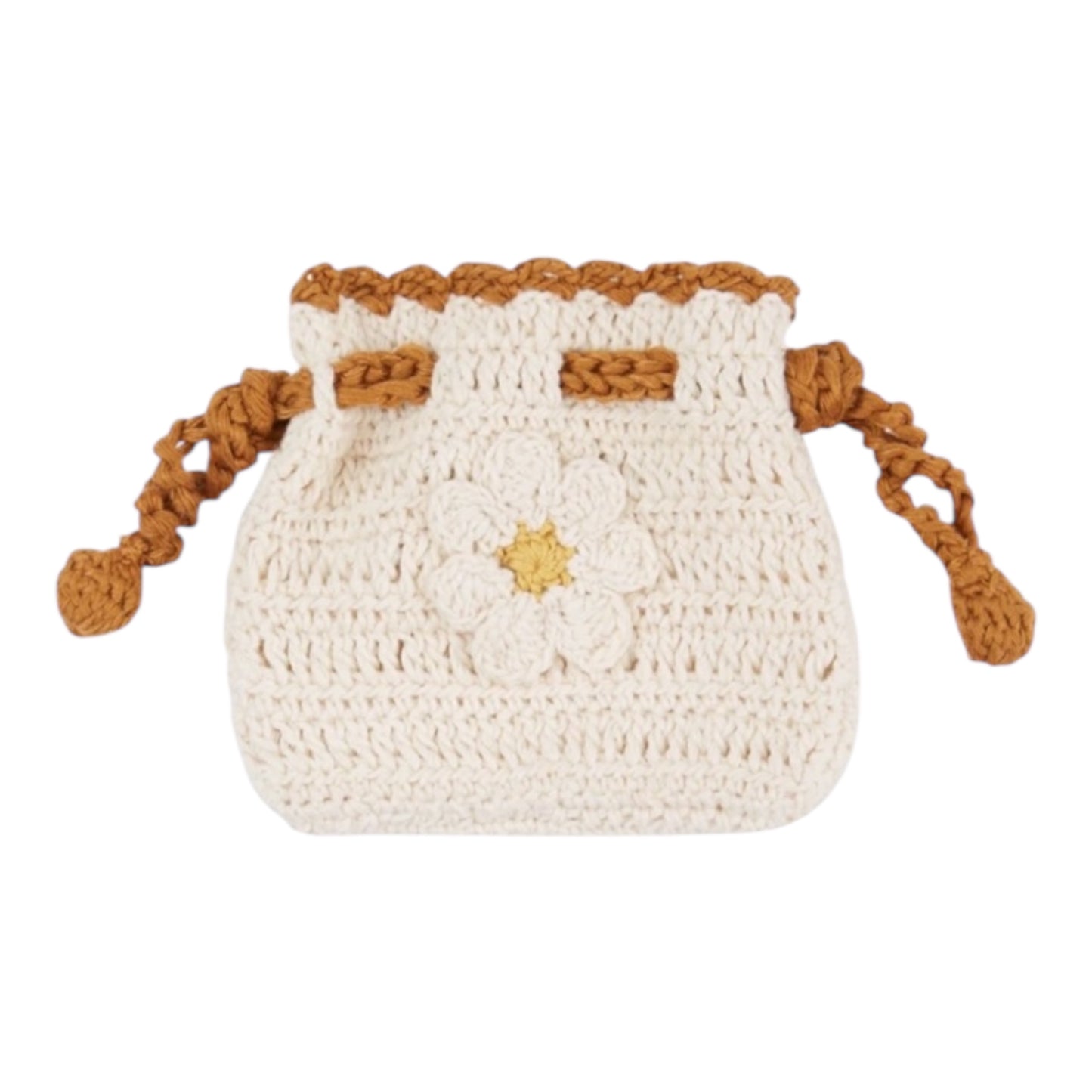 Bolso de crochet de Emile et Ida, color: crudo