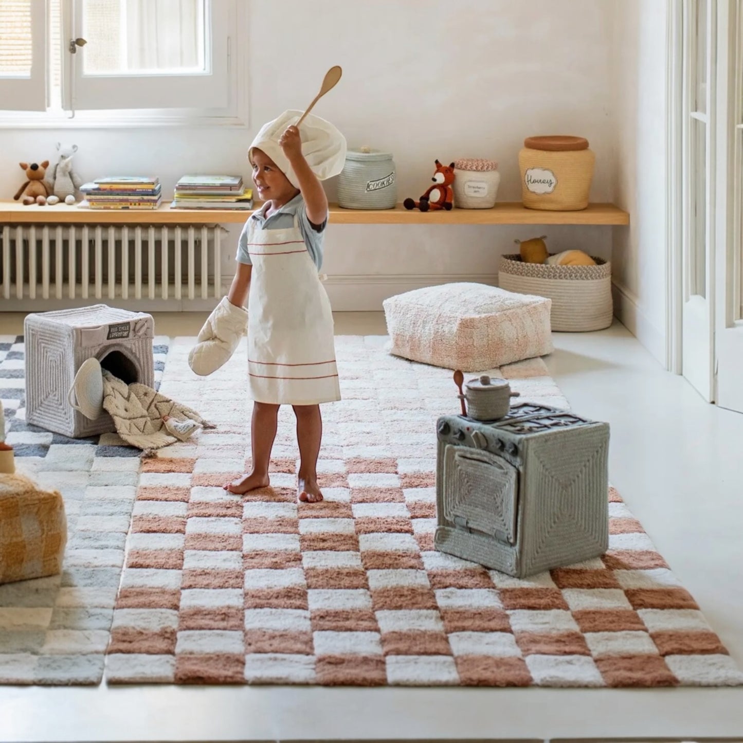 Alfombra lavable “Kitchen Tiles” de Lorena Canals