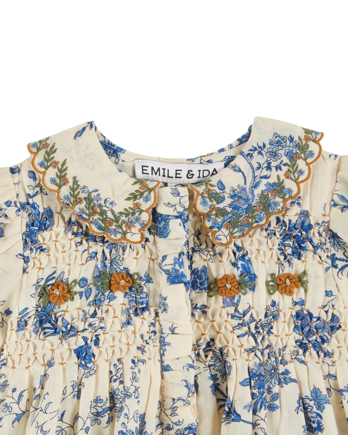Blouse by Emile et Ida, size 6-24 months, color: orchid blue