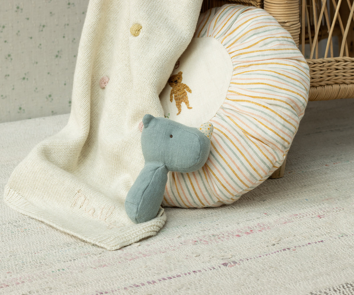 Lullaby freinds, Nashorn Rassel - Dusty blau von Maileg