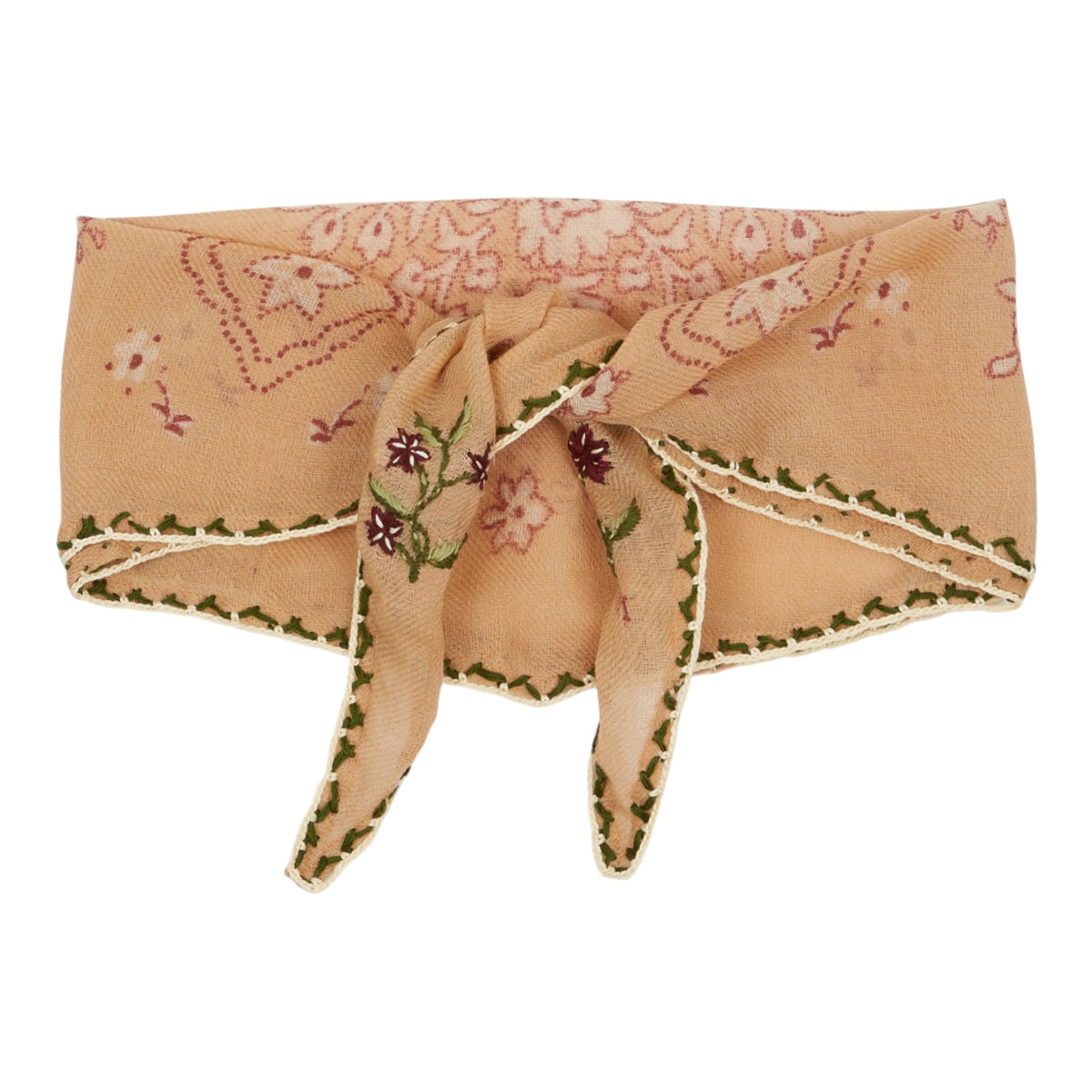 Schal aus 100% Wolle von Emile et Ida, Farbe: daisy beige