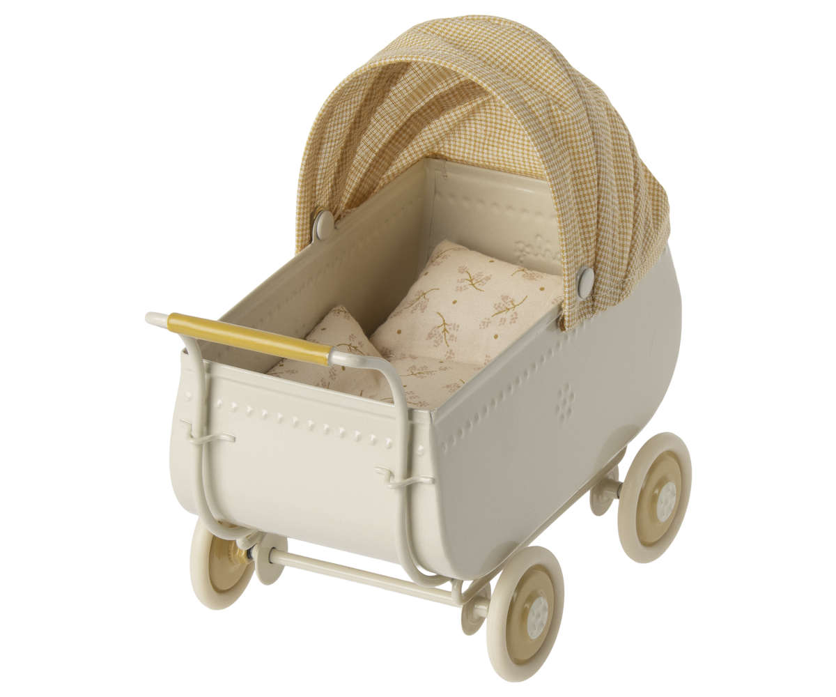 Kinderwagen von Maileg gelb