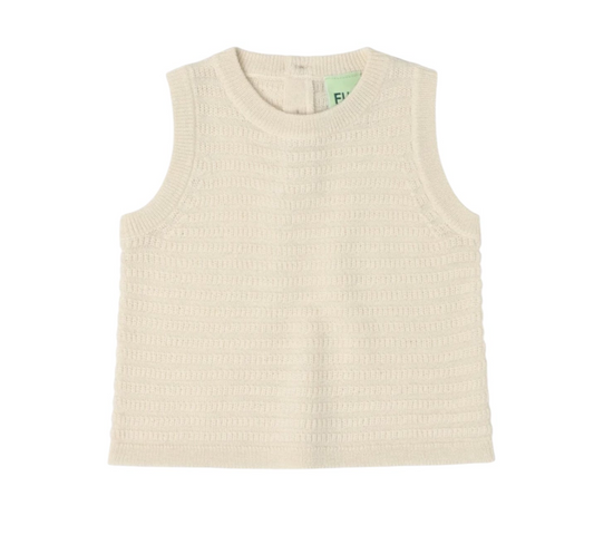 Pullunder aus Merinowolle von Fub, Gr. 62-92, Farbe: ecru