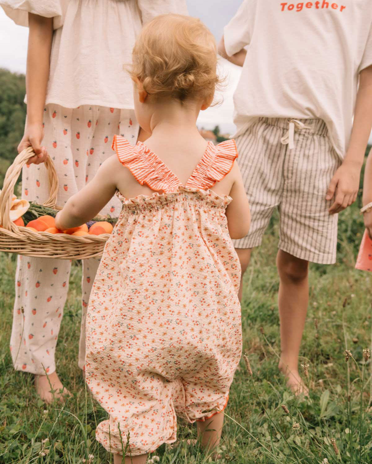 Picnic Jumpsuit von Búho, Gr. 3-24 Monaten, Farbe: coral