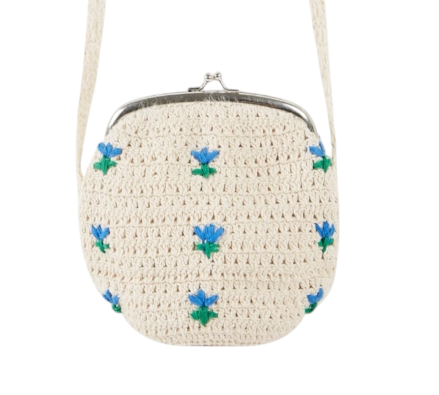 Gehäkelte Tasche mit Blumen von Emile et Ida