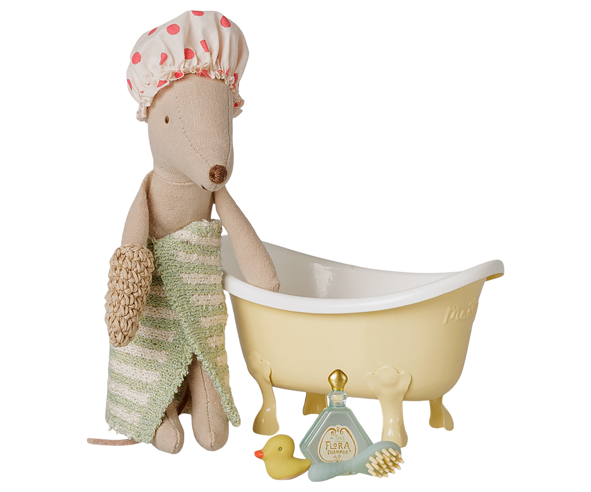 Badewannenset, Maus – Gelb von Maileg