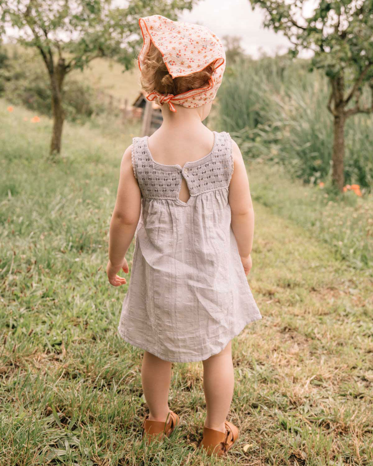 Lurex dress by Búho, size 12-24 months, color: sky blue
