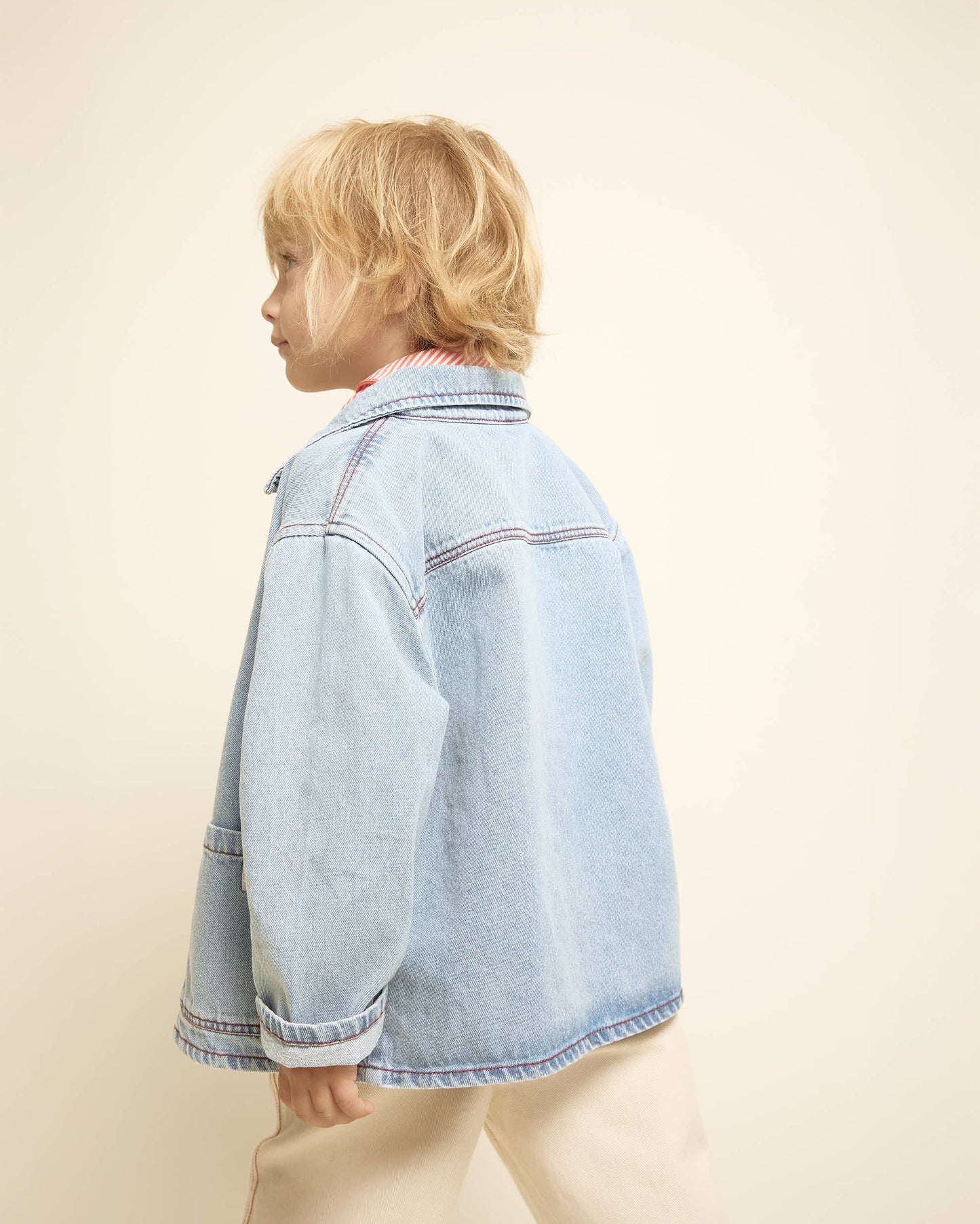 Chaquetas vaqueras de Búho, Tallas 2-8 años, Color: denim bleach
